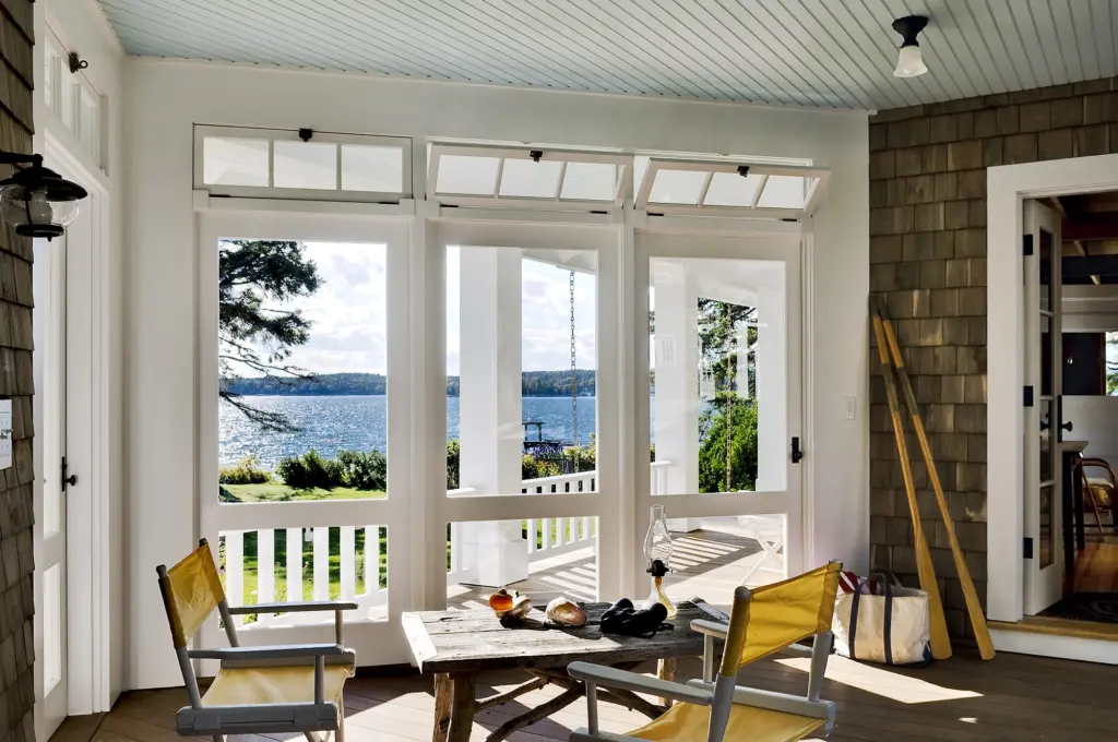 Sitting area with water views at Grandview